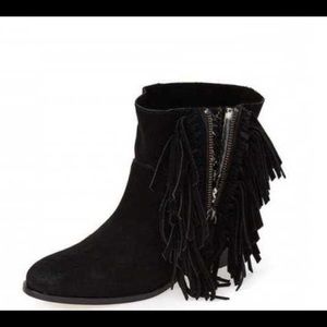 Cynthia Vincent Fringe Booties 8